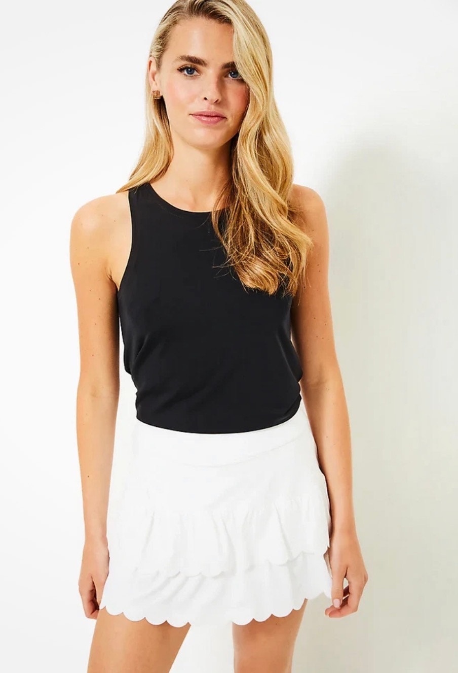 Lilly Pulitzer Luxletic Miesha Skort *Resort White* Upf 50+